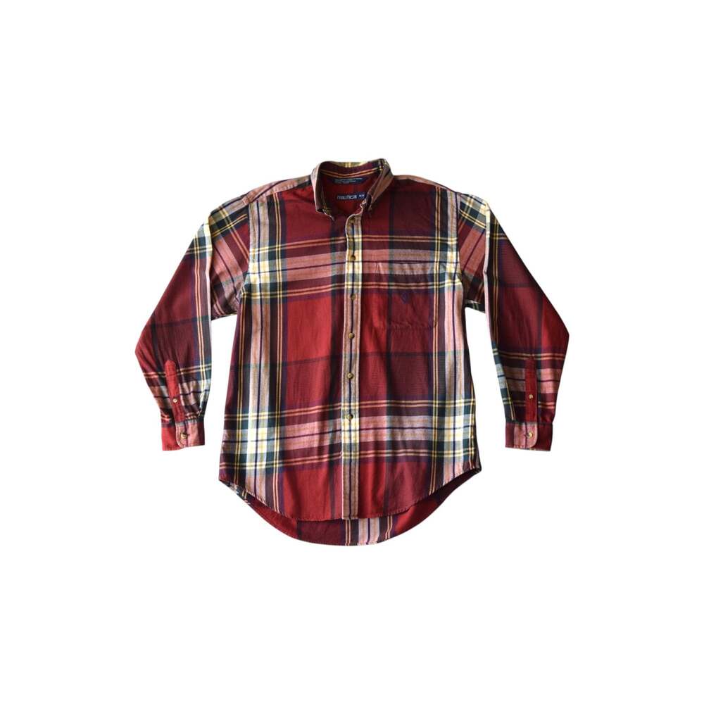 Vintage Grunge Tartan Plaid Button Down Shirt - Men’s Size Medium